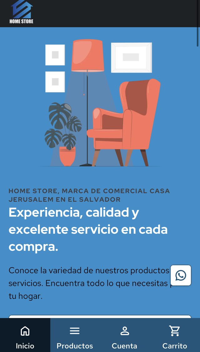 Homestore SV — Online store bringing home appliances to customers across El Salvador.